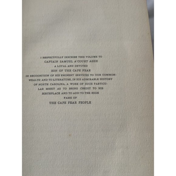 RARE "Events on the Lower Cape Fear" James Sprunt, 1914 North Carolina History - Picture 4 of 10